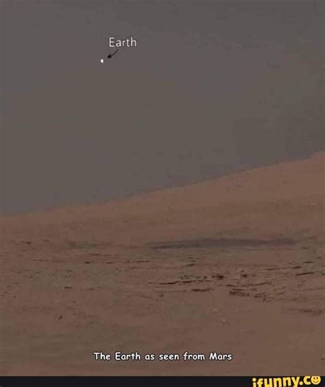 Earth The Earth as seen from Mars - iFunny :)