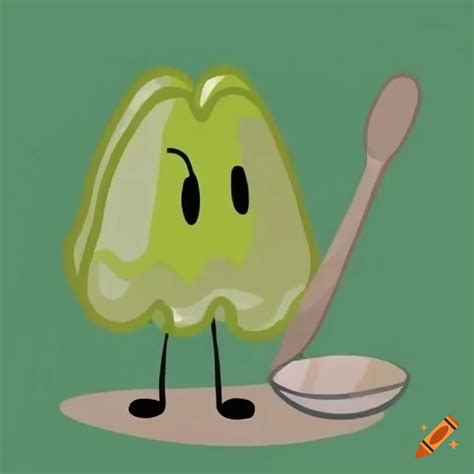 Image of bfdi gelatin on Craiyon