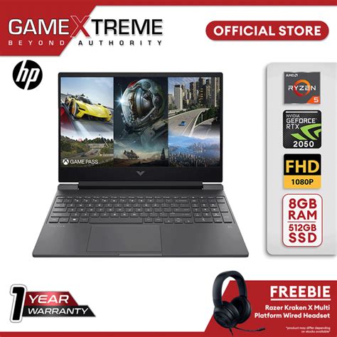 HP Victus 15.6"AMD Ryzen 5 7535HS 8gb/512gb SSD NVIDIA GeForce RTX 2050 ...