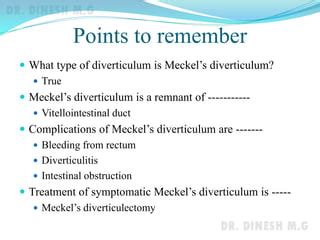 Meckel's Diverticulum | PPT