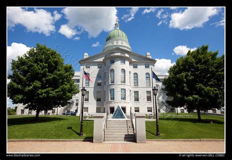 Augusta Maine Skyline Fine Art Photo Unframed Print - Etsy