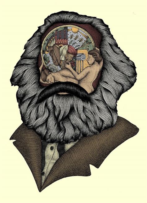 Karl Marx - Historical Materialism / Illustration on Behance