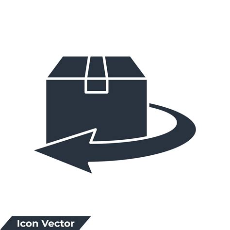 return icon logo vector illustration. Delivery and Free Return symbol template for graphic and ...