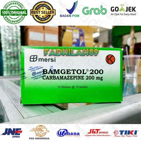 Jual Bamgetol Carbamazepine 200 Mg Box (100 Tablet) Original Di Seller Apotik Rakyat - Pal ...