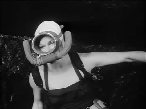 Gracie Bond (Lynette Bernay) from the Sea Hunt: S02E29 The Female (1959) | Scuba girl, Diving ...