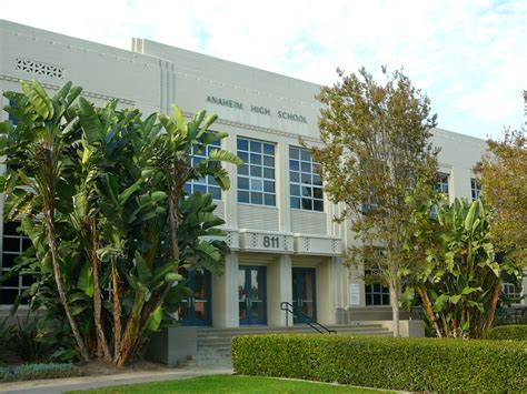 Orange County Structure: Art Deco Architecture at Anaheim High School