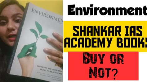 Book Review |Environment Shankar IAS academy - YouTube