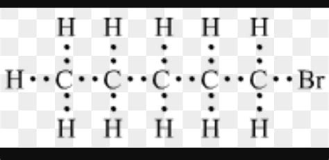 electron dot structure of bromopentane - Brainly.in