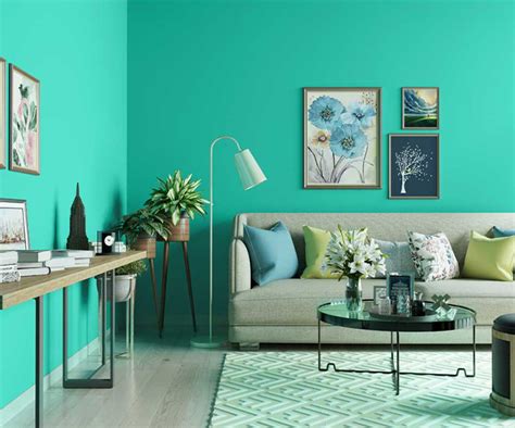 Herbal Green Wall Painting Colour: 2200 Paint Colour Shades by Asian Paints