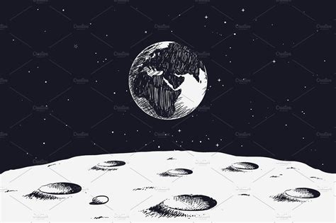 view to Earth from Moon | Space drawings, Earth drawings, Astronaut art