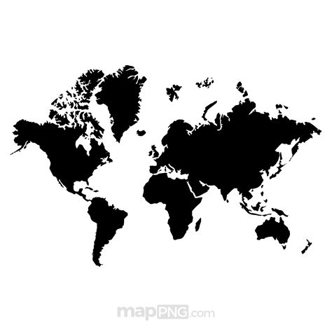 World Map Bw Style With A Poster Photowall Images