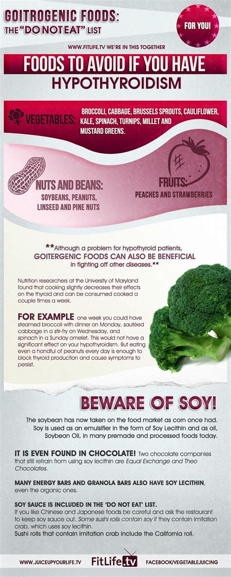 Foods To Avoid If You Have Hypothyroidism (Infographic) - mindbodygreen.com