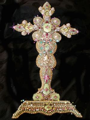 Philip Kiluk Jewelled Cross. Click on me I sparkle. | Vintage jewels, Jewelry creation, Jewelry art