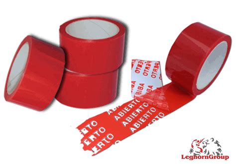 Tamper Evident Security Tape - LeghornGroup