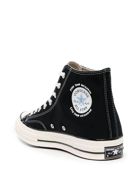 Converse cartoon-print hi-top Sneakers | Black | FARFETCH