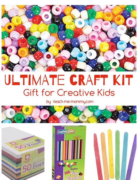 The Ultimate Craft Kit for Creative Kids - Teach Me Mommy