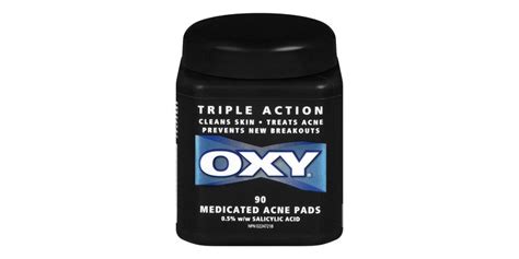 Oxy Triple Action Medicated Acne Pads, 0.5% Solution, 90 Pads Reviews 2019