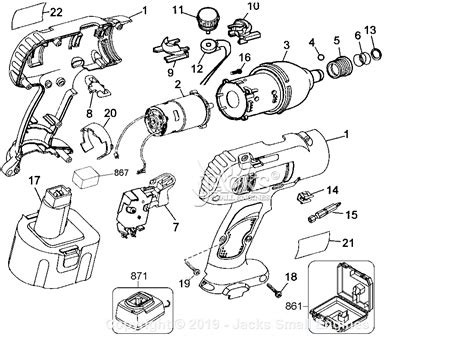 Dewalt 2812K (Type 2) Parts Diagram for IMPACT DRIVER