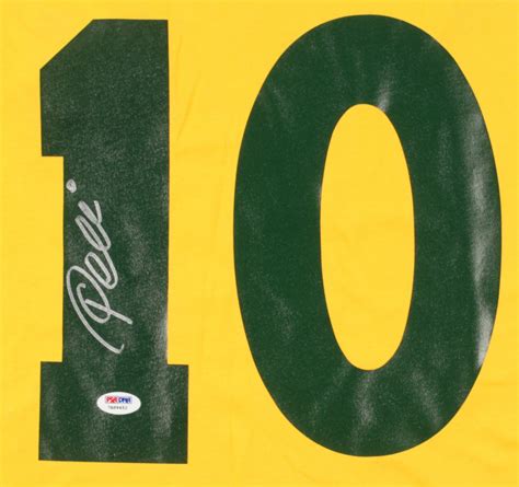 Pele Signed Brazil Jersey (PSA COA) | Pristine Auction