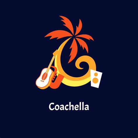 Coachella Music Festival Logo Template - Edit Online & Download Example | Template.net