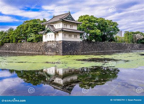 Tokyo Imperial Palace Moat stock image. Image of palace - 107005791