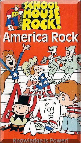 VHS - Schoolhouse Rock! America Rock (1973-1977) *The Preamble / Elbow ...