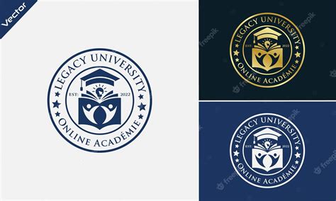 Premium Vector | University and academy vector icons Education logo ...