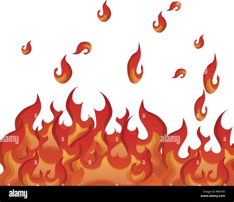 fire flame pattern background vector illustration design Stock Vector ...