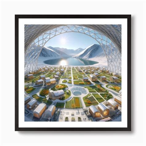 A Futuristic town 2 Art Print by P&V_printable_art - Fy