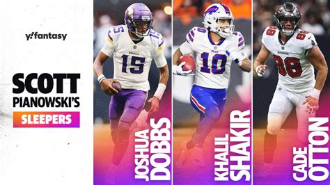 Week 10 Fantasy Football: Joshua Dobbs leads sleeper picks - Yahoo Sports