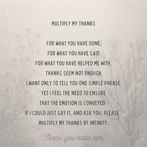 Thank You Poems in 2023 | Thank you poems, You poem, Appreciate you quotes