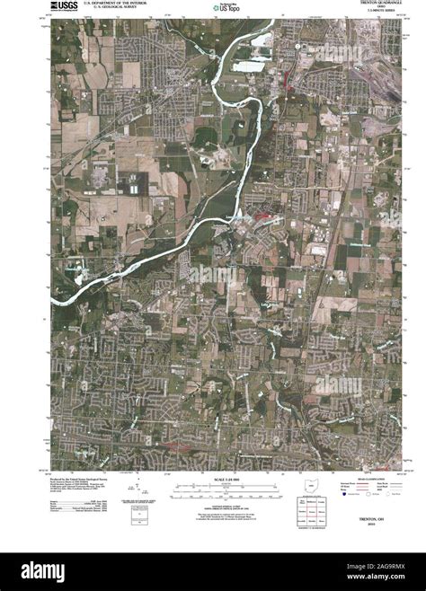 Trenton ohio map Cut Out Stock Images & Pictures - Alamy