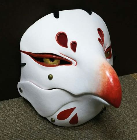 Ninja bird mask in 2021 | Japanese mask, Cool masks, Bird masks