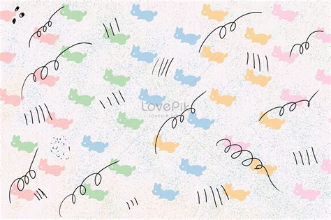 Cute doodle background illustration image_picture free download 401916546_lovepik.com