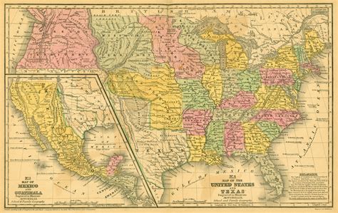 Old Map Of The United States - Osiris New Dawn Map