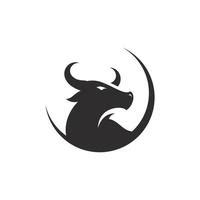 Bull head logo icon vector template design 3011430 Vector Art at Vecteezy