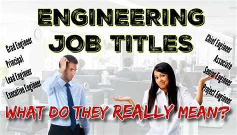 Engineering job titles - what do they really mean? - The Working Engineer