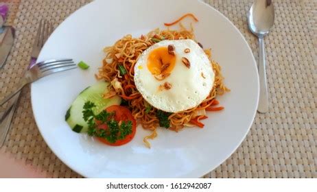 Mie Goreng Fried Noodles Fried Egg Stock Photo 1612942087 | Shutterstock