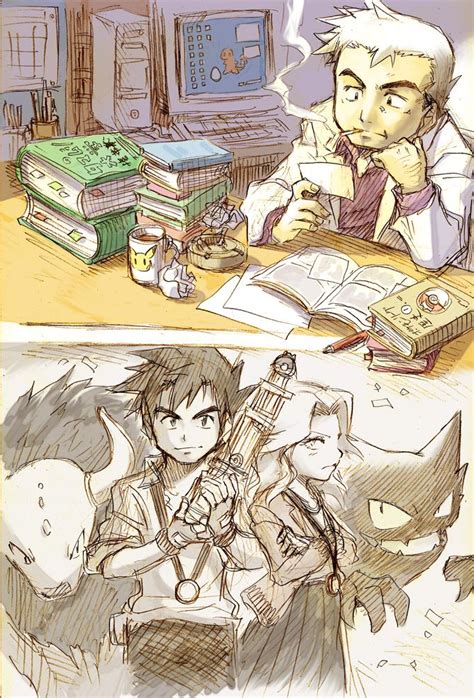 A young Professor Oak~ - post | Pokemon, Pokemon pictures, Cute pokemon