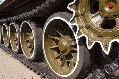 Tank wheels stock image. Image of armored, chain, belarus - 54777583