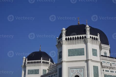 Detail of The Great Mosque or Masjid Raya in Medan, Indonesia 10641915 ...