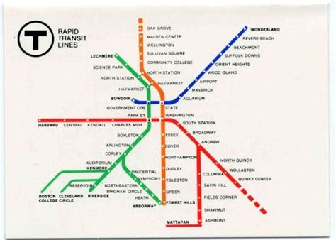 Boston red line map - davidkool