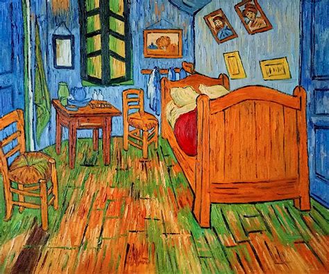 Bedroom at Arles by Vincent Van Gogh Hand Painted Oil Painting | 반 고흐 그림, 그림, 반 고흐