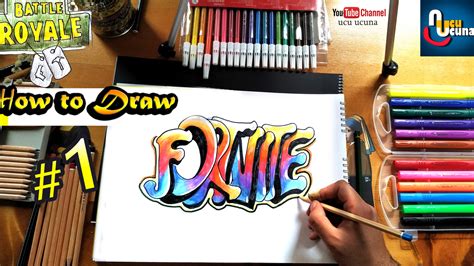 ArtStation - How To Draw Graffiti Fortnite, Ucu Ucuna