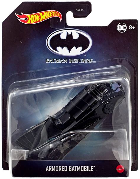 Batman Returns Hot Wheels Armored Batmobile Diecast Car Mattel Toys - ToyWiz