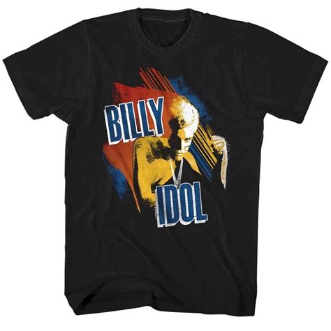 Billy Idol Rebel Yell T-Shirt - Mens Graphic Rock T Shirts | Societees