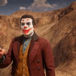 Heath Ledger and Joaquin Phoenix joker for John - Red Dead Redemption 2 Mod