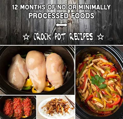 12 Months Of No or Minimally Processed Foods – Crock Pot Recipes - SHTF ...