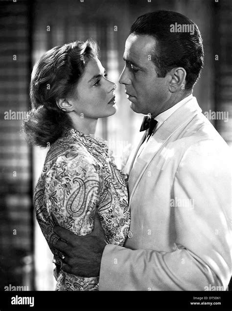 Humphrey Bogart And Ingrid Bergman