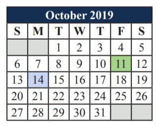 Mansfield Legacy High School - School District Instructional Calendar - Mansfield Isd - 2019-2020